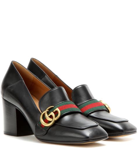 black Gucci loafers for women